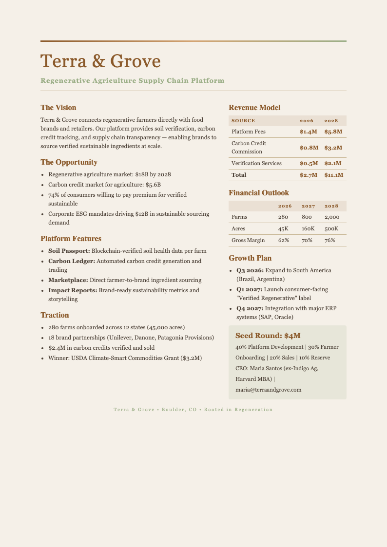 Earth tone natural business plan